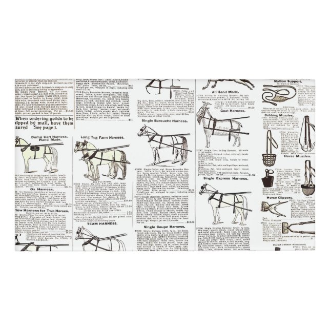 Reitantike Werbung Kunst Namenschild (Vorderseite)