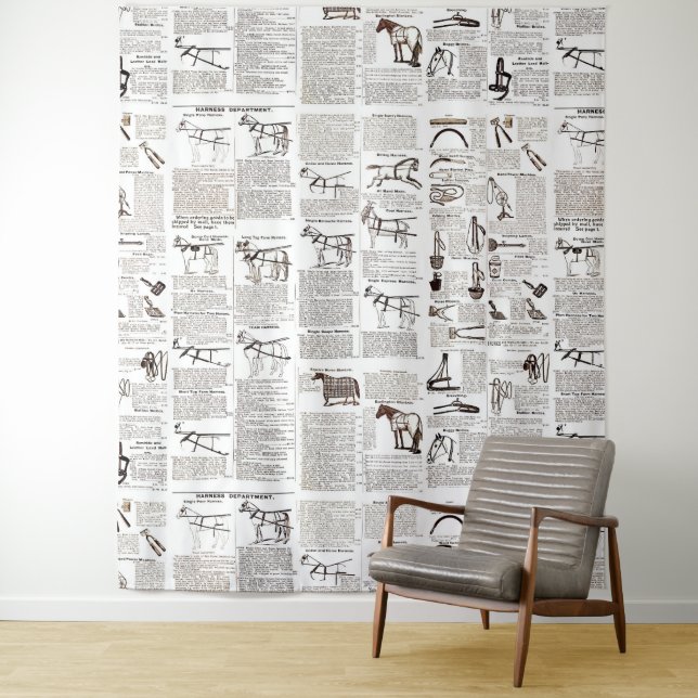 Reitantike Werbung Kunst Wandteppich (Beispiel)