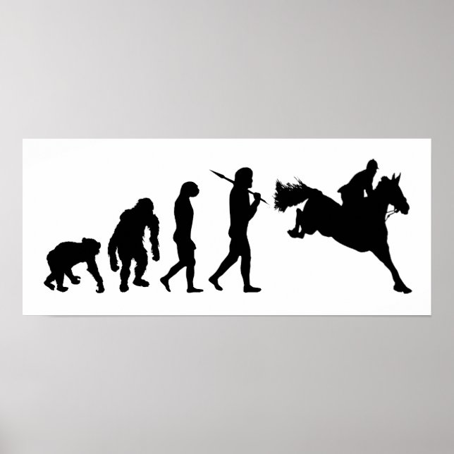 Reitausstellung Springreiter Geschenkideen Poster (Vorne)