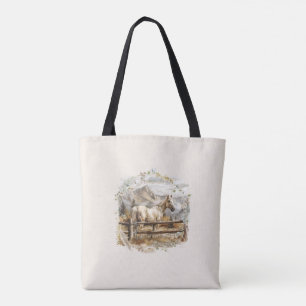 Reitbahn Ranch Schultertasche