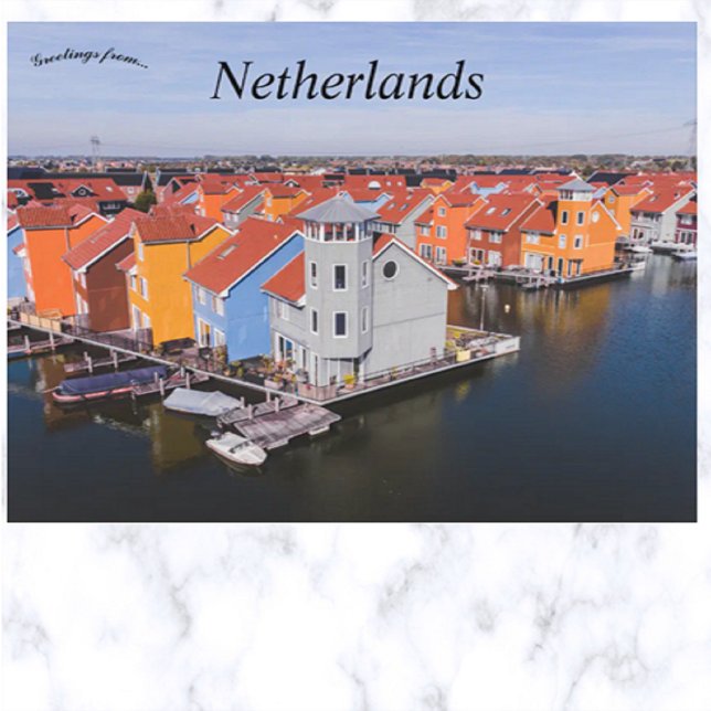 Reitdiephaven Gronigen Niederlande Postkarte (Von Creator hochgeladen)