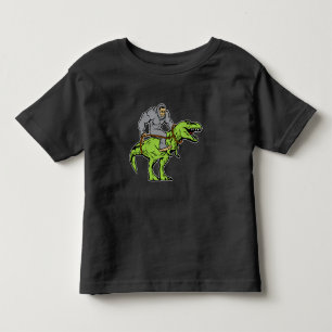 Reitdinosaurier T Bigfoots Sasquatch rex Kleinkind T-shirt