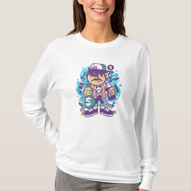 Reite Affe T-Shirt (Vorderseite)