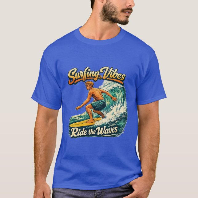 REITE DIE WELLEN T-Shirt (Vorderseite)