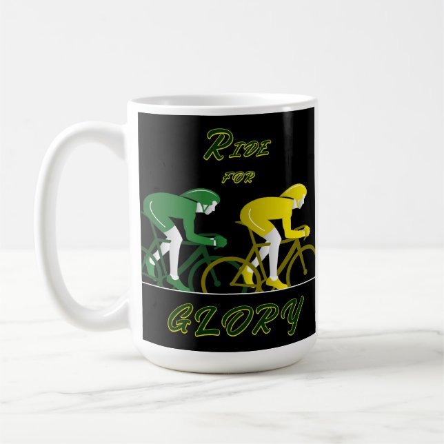 Reite für den Ruhm Kaffeetasse (Links)