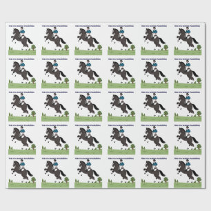 Reite in endlose Möglichkeiten   Inspirierend Ho Geschenkpapier
