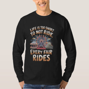 Reite jedes Karussell des Jahrmarkts Landjahrmarkt T-Shirt