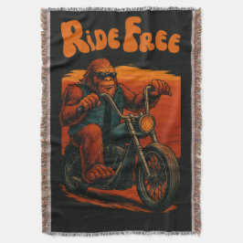 Reite kostenlos Bigfoot auf Motorrad bei Sonnenunt Decke