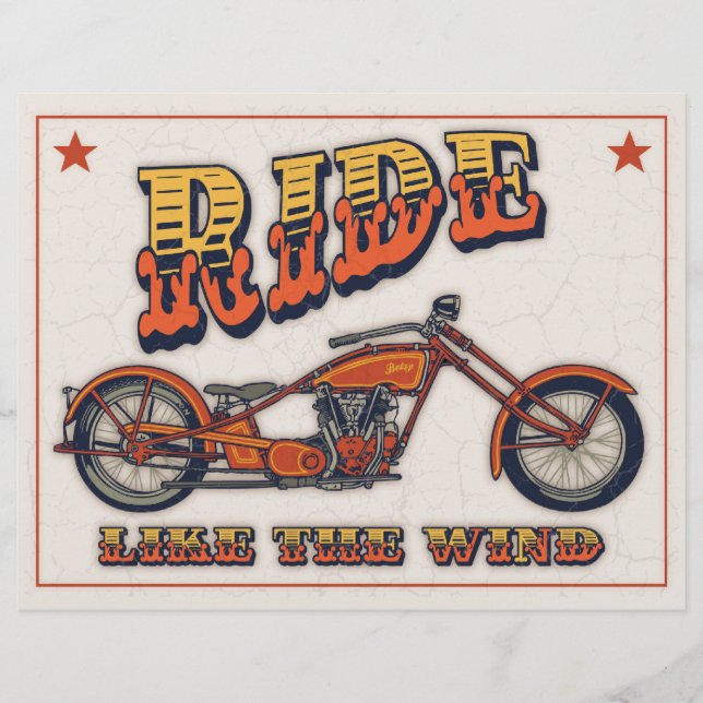 Reite wie der Wind Flyer (Vorne)