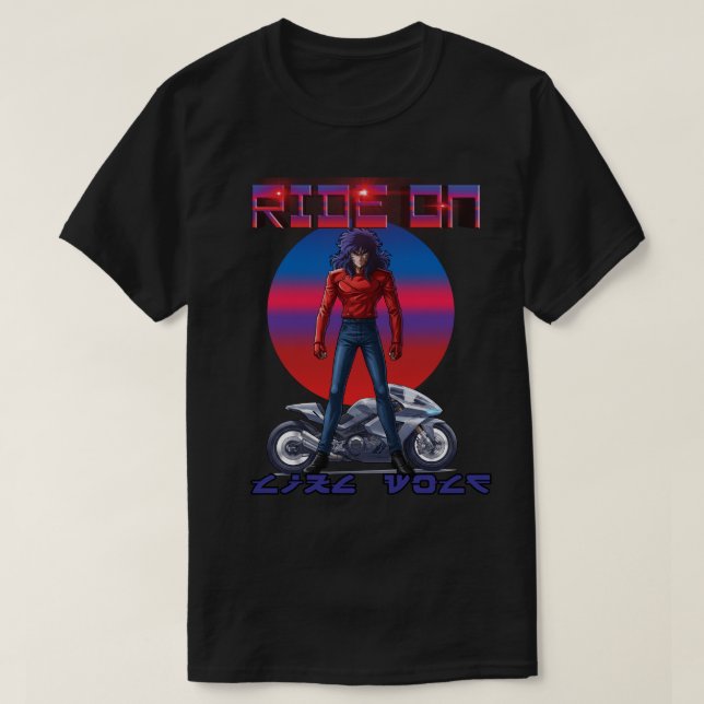 Reite wie ein Wolf  T-Shirt (Design vorne)