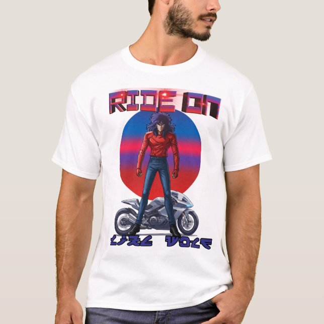 Reite wie ein Wolf  T-Shirt (Vorderseite)