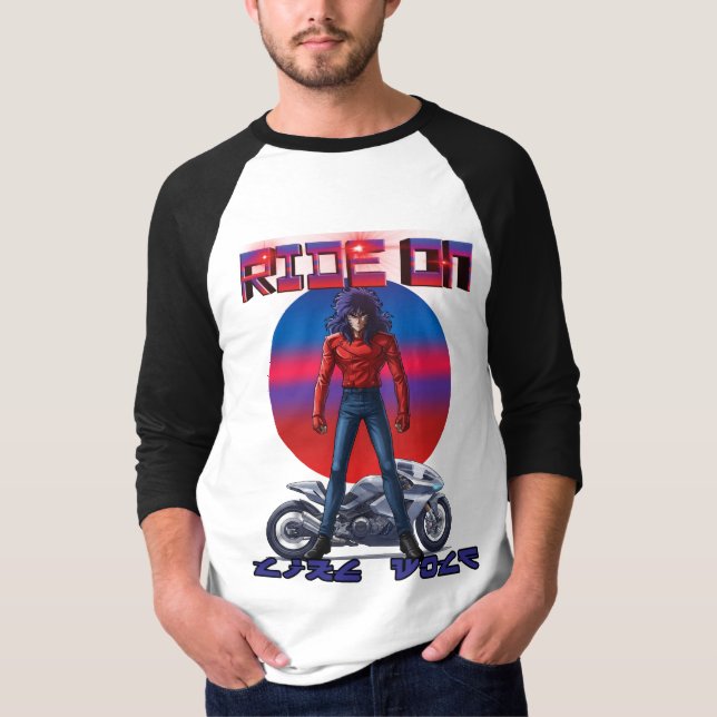 Reite wie ein Wolf  T-Shirt (Vorderseite)