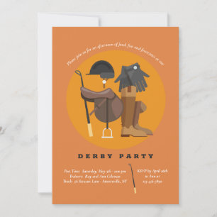 Reitelemente Derby-Party Einladung