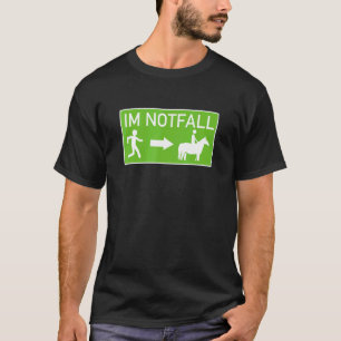 Reiten als Fluchtweg Reitpferd Notfall T-Shirt