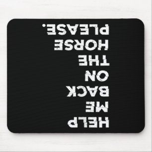 Reiten auf dem Pferd brachte mich auf mein Pferd Mousepad