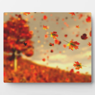 Reiten auf der Oktober Breeze Picture Plaque Fotoplatte