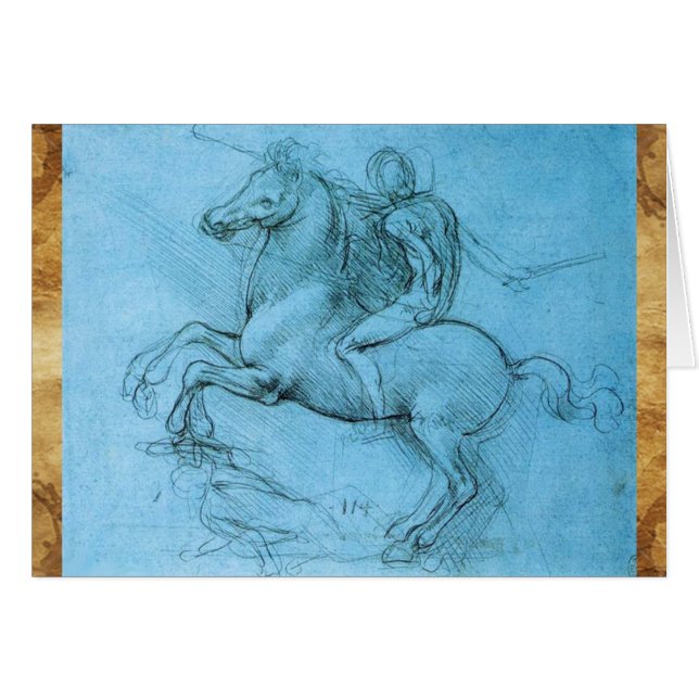 Reiten auf einem Zuchtpferd (Vorderseite (Horizontal))