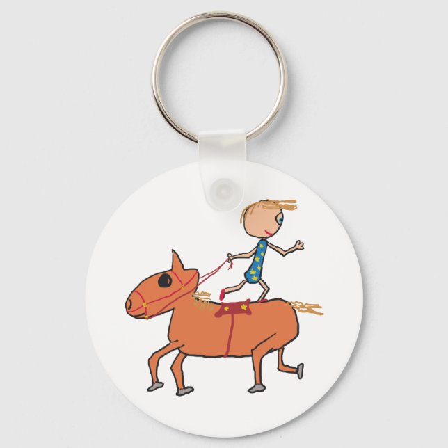 Reiten bei Circus Schlüsselanhänger (Vorderseite)