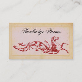 Reiten Boarding Business Cards Visitenkarte