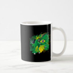 Reiten Brasilien Flagge Kaffeetasse