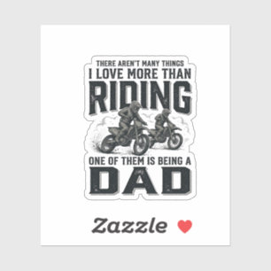 Reiten Dad Vintage Gravur Motocross Zitat Design Aufkleber