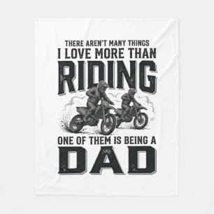 Reiten Dad Vintage Gravur Motocross Zitat Design Fleecedecke