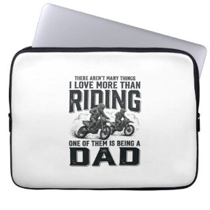 Reiten Dad Vintage Gravur Motocross Zitat Design Laptopschutzhülle