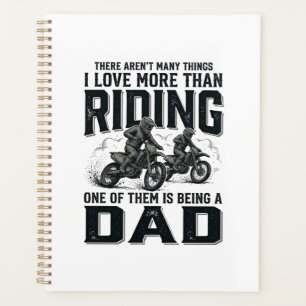 Reiten Dad Vintage Gravur Motocross Zitat Design Planer