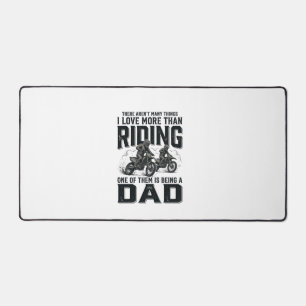 Reiten Dad Vintage Gravur Motocross Zitat Design Schreibtischunterlage