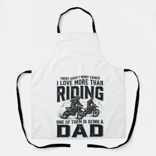 Reiten Dad Vintage Gravur Motocross Zitat Design Schürze