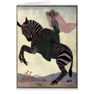 Reiten des Zebra