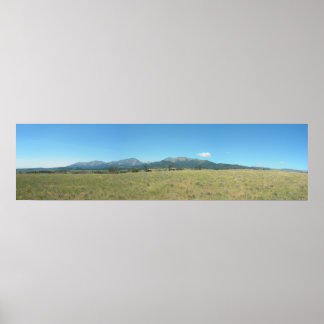 Reiten durch die Crazy Mountains Poster