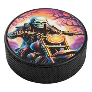 Reiten durch die Verflechtungszweige Eishockey Puck