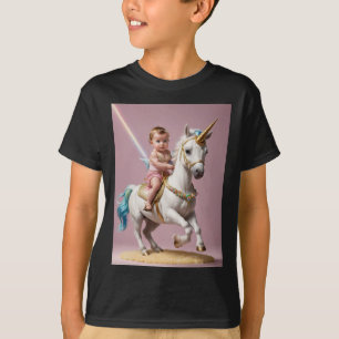 Reiten eines Einhorns T-Shirt