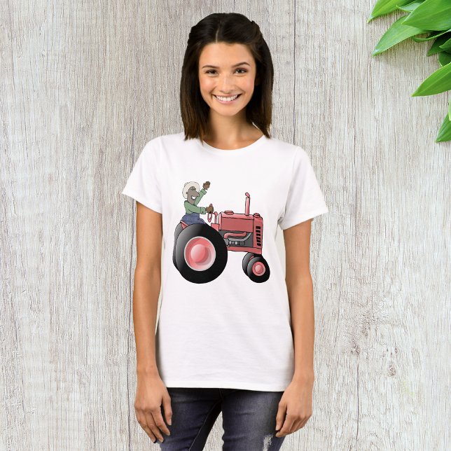 Reiten eines Traktors T-Shirt (Von Creator hochgeladen)