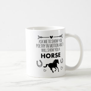 Reiten Fragte mich, um euch Pferdereiten Reitausfl Kaffeetasse