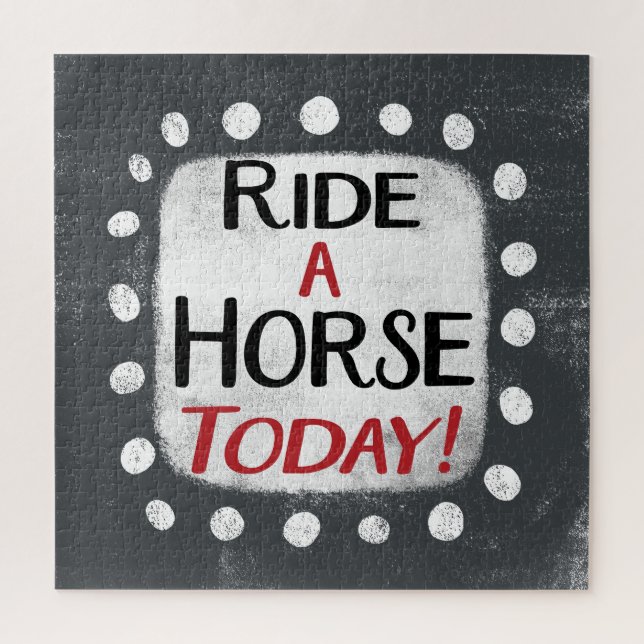 Reiten heute Jigsaw Puzzle (Vertikal)