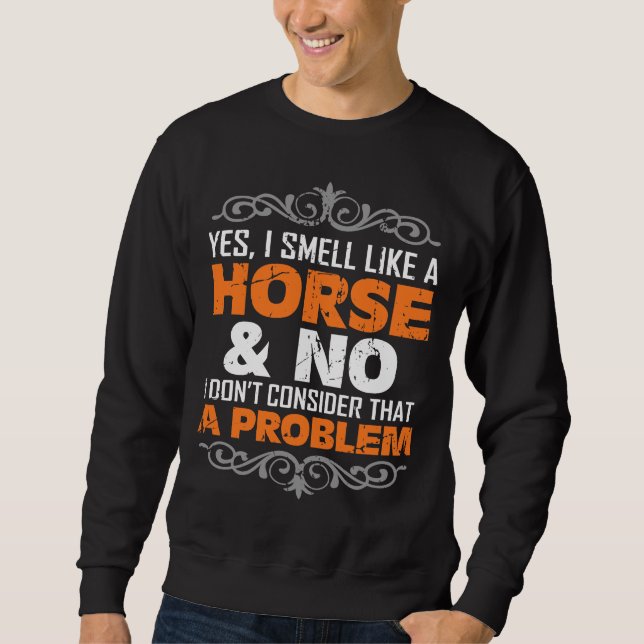 Reiten-Hobby-Geschenk-Idee für Reiter Sweatshirt (Vorderseite)