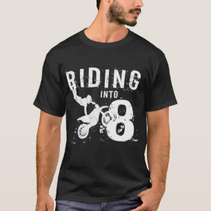 Reiten in 8 Jahre alt 8. Geburtstag Boy Dirt Bike T-Shirt