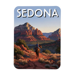 Reiten in Sedona Arizona Reise Magnet