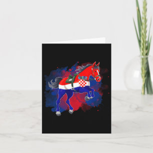 Reiten Kroatien Flagge Karte