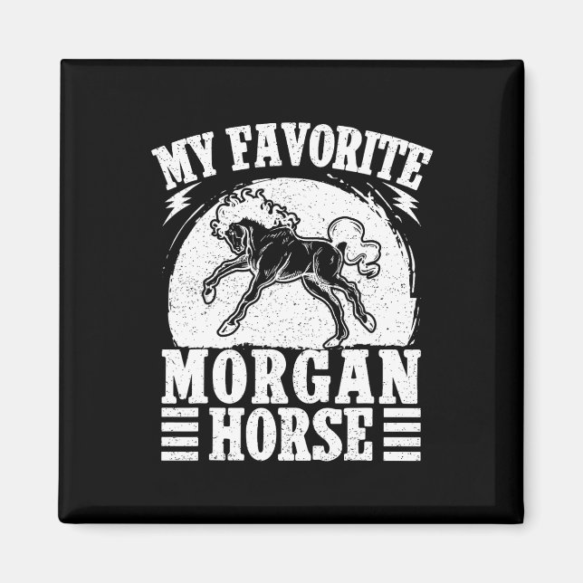 Reiten Lieblings-Morgan Reiten Magnet (Vorne)