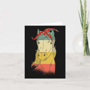 Reiten Lover Vintages Pferd Ndana Karte