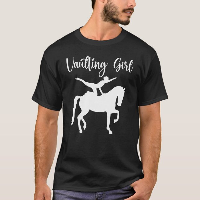 Reiten mit dem Mädchen 1 T-Shirt (Vorderseite)