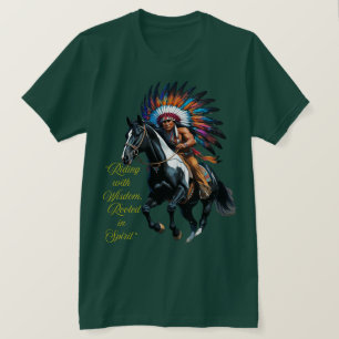 Reiten mit Weisheit – Native Spirit T-Shirt