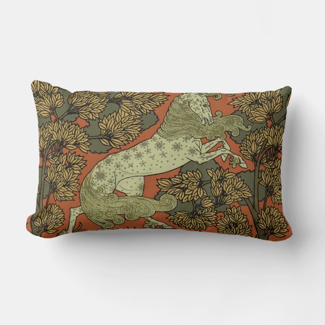 Reiten Mittelalterliche Kunst Kunsthandwerk Jugend Lendenkissen (Vorderseite)