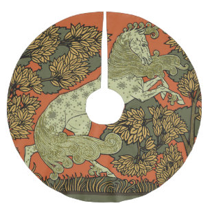 Reiten Mittelalterliche Kunst Kunsthandwerk Jugend Polyester Weihnachtsbaumdecke