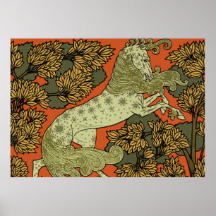 Reiten Mittelalterliche Kunst Kunsthandwerk Jugend Poster