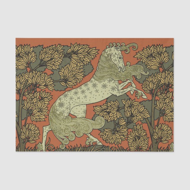 Reiten Mittelalterliche Kunst Kunsthandwerk Jugend Seidenpapier (Vorderseite)