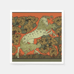 Reiten Mittelalterliche Kunst Kunsthandwerk Jugend Serviette